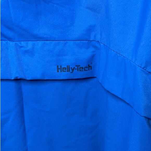 Helly Hansen Vintage Anorak Windbreaker Tech Jacket Blue Size L Lightweight - Picture 4 of 12